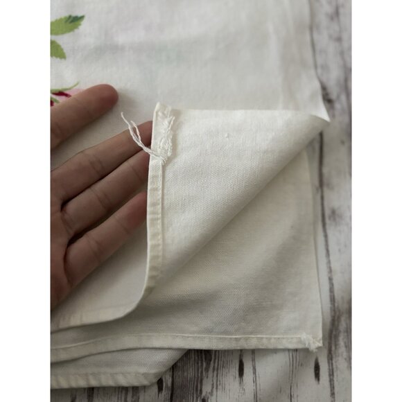 Vintage Duchess Rose Wilendur Vintage Tablecloth 54x66 Long Rectangle Cottage - Picture 6 of 14